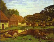 Haga click para ver la imagen ampliada farm courtyard in normandy.jpg